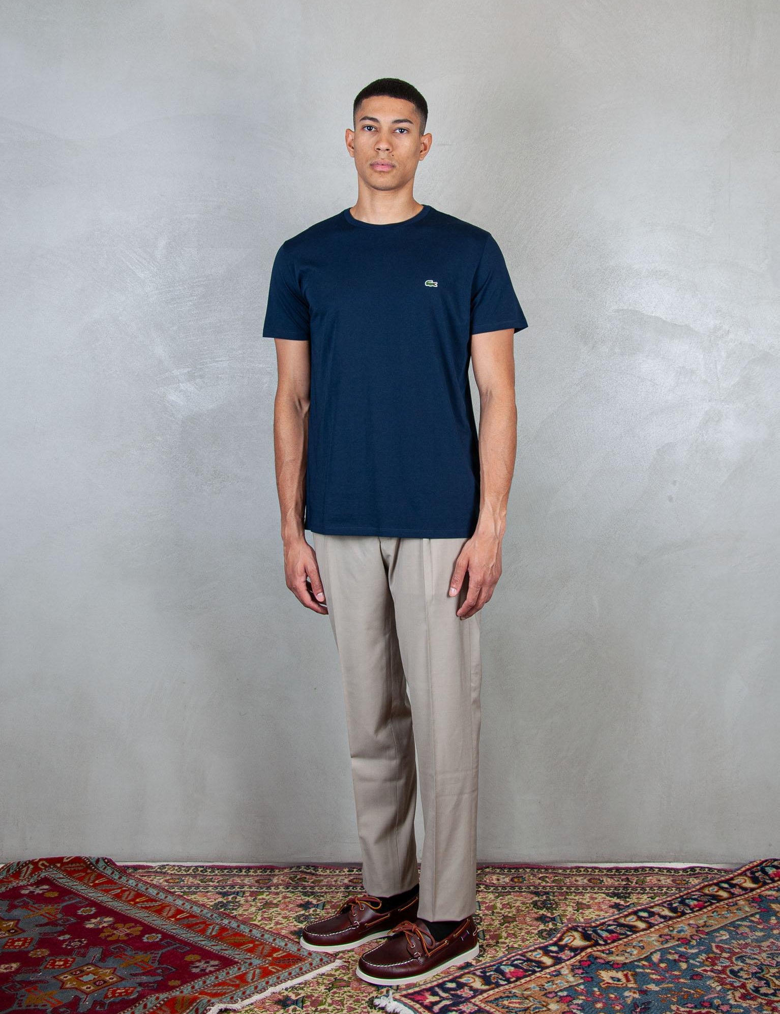 >T-Shirt in cotone Pima TH6709 166 Lacoste 