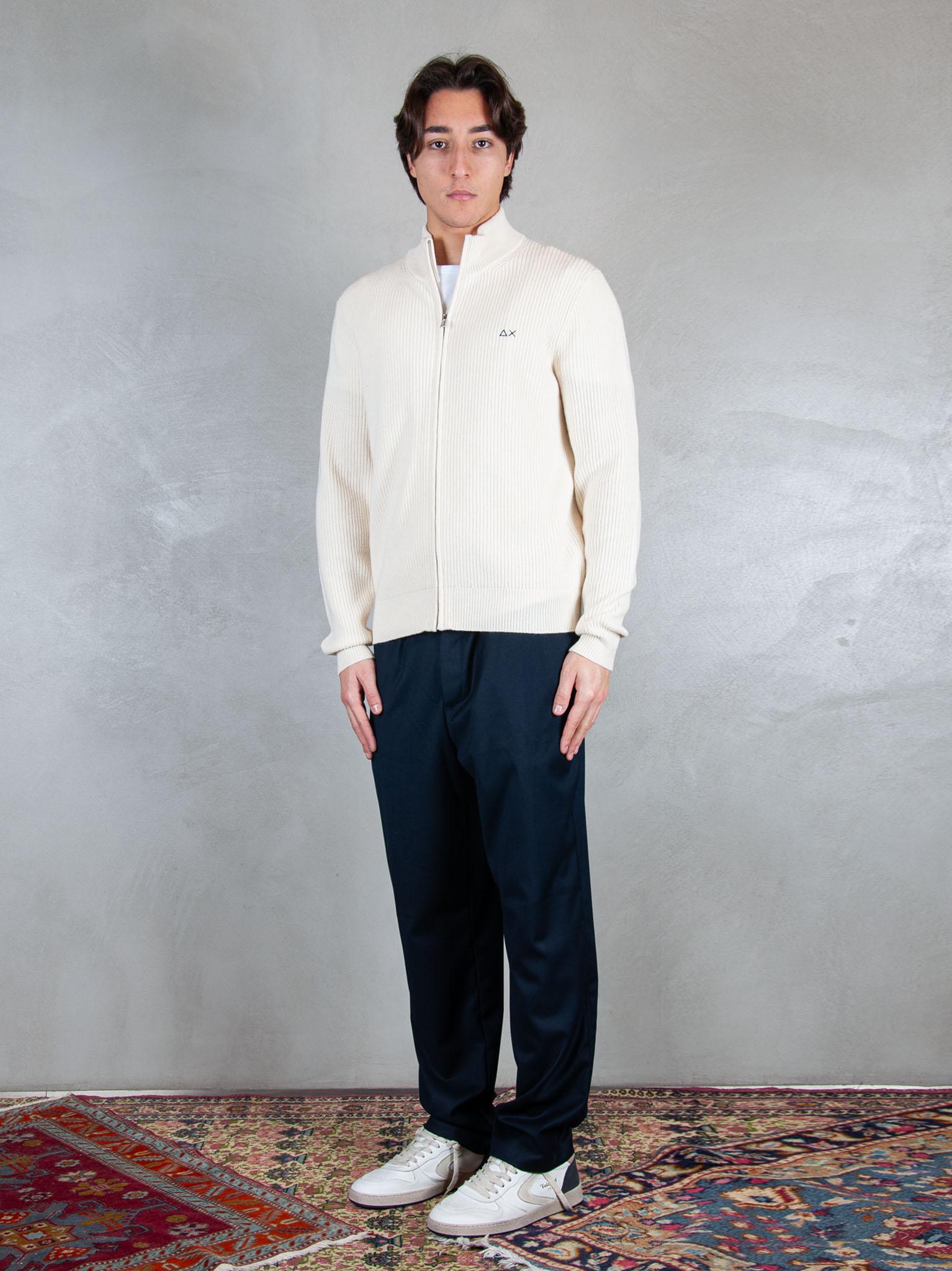 Sun68 Maglia Giubbotto Zip Costa Inglese K45135 31 Sun68 