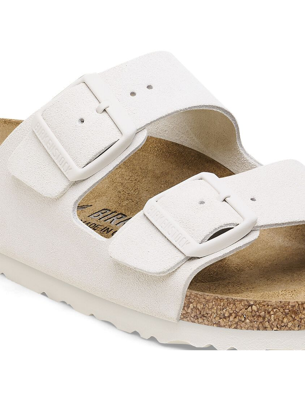 Birkenstock Arizona Suede ARIZONA-SUEDE ANTIQUE WHITE Birkenstock 