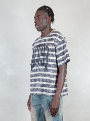 Acupuncture T-shirt <BR/>Acid Stripes ACID STRIPES STEEL GREY Acupuncture 