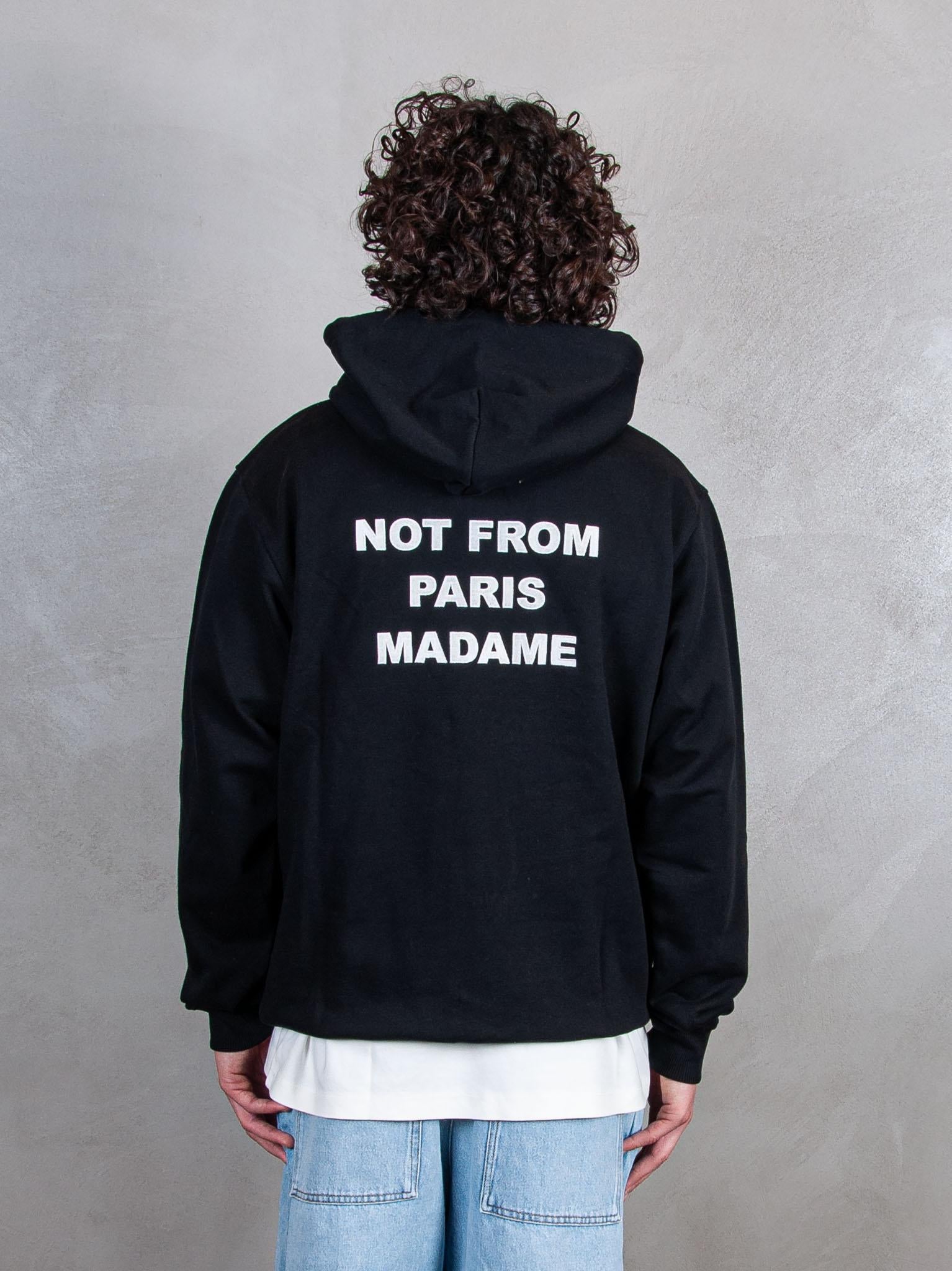 Le Hoodie Slogan HO162-CO127 BL Drôle De Monsieur 
