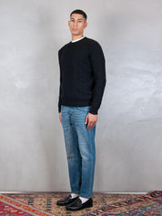 Luigi Gentile Maglia <BR/>Girocollo Treccia LG1202 08 Luigi Gentile 