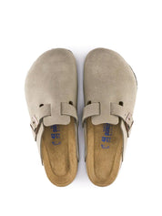 Birkenstock <BR/>Boston Suede BOSTON SUEDE-TAUPE Birkenstock 