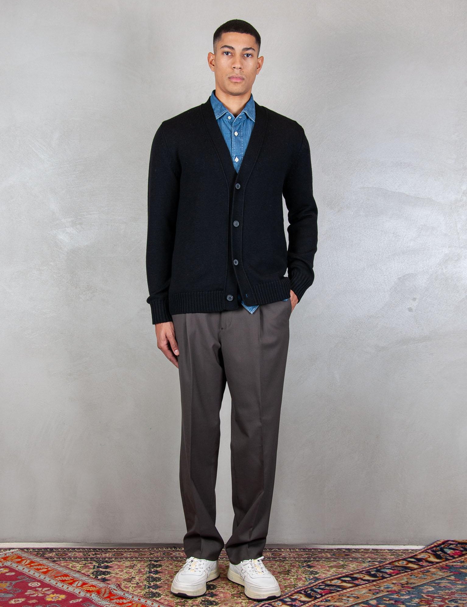 Maglia cardigan AU3033E 1002 Alpha Studio 