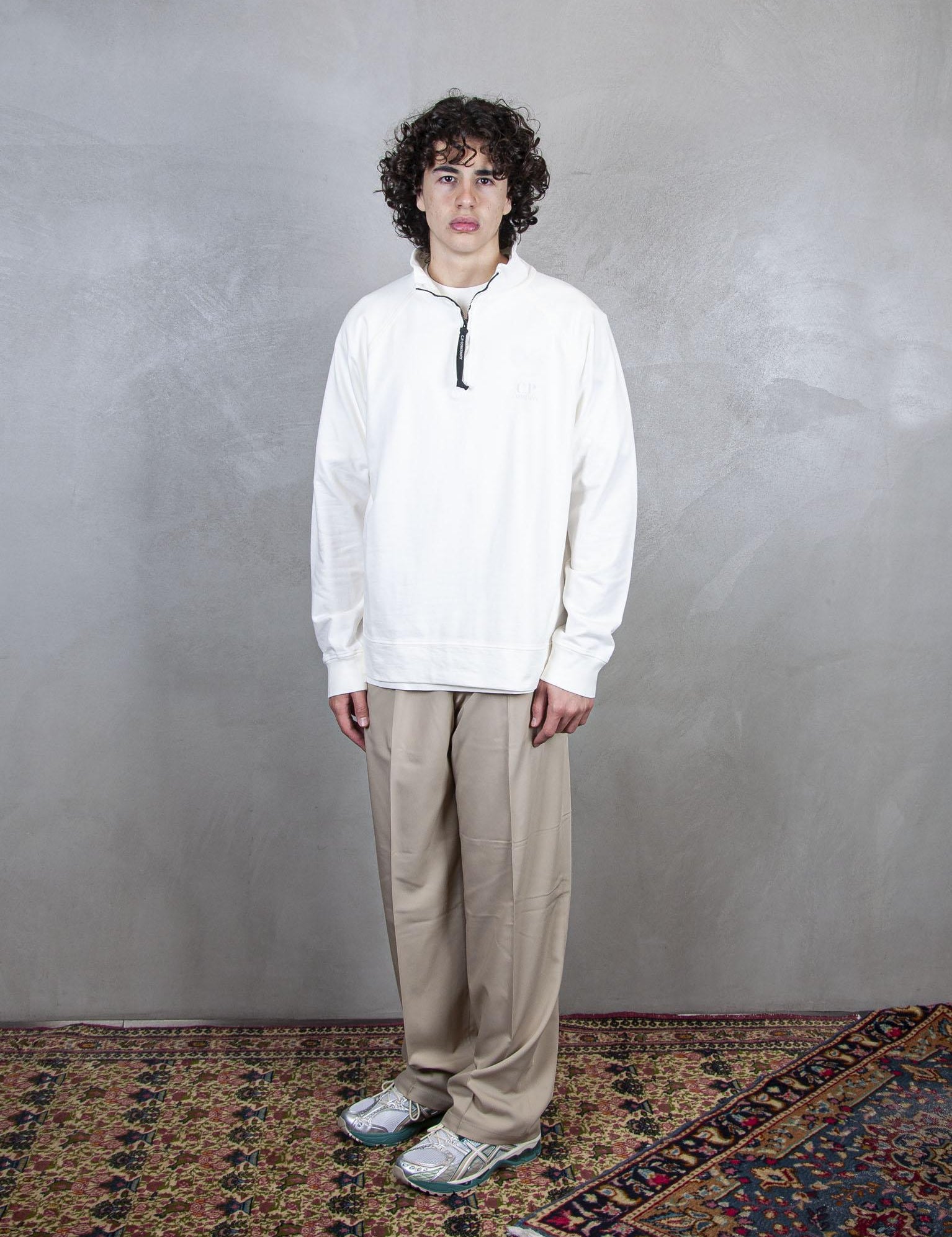 Polo Collar Light Fleece SS153A-2246G 103 C.P. company 