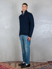 Luigi Gentile Maglia <BR/>Giubbotto Zip LG1185 90 Luigi Gentile 