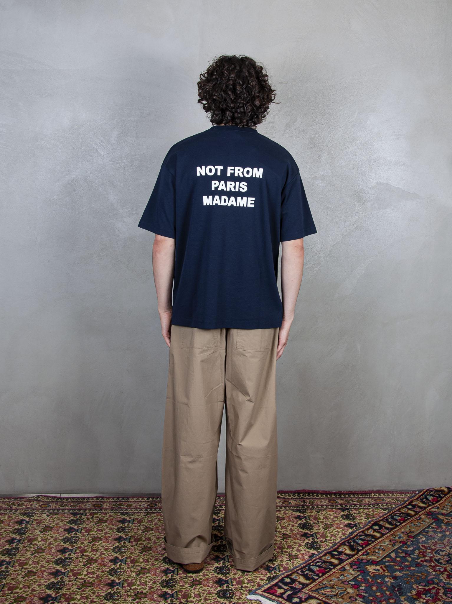 Le T-Shirt Slogan TS203-CO002 NY Drôle De Monsieur 