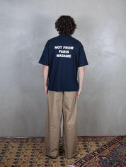 Le T-Shirt Slogan TS203-CO002 NY Drôle De Monsieur 