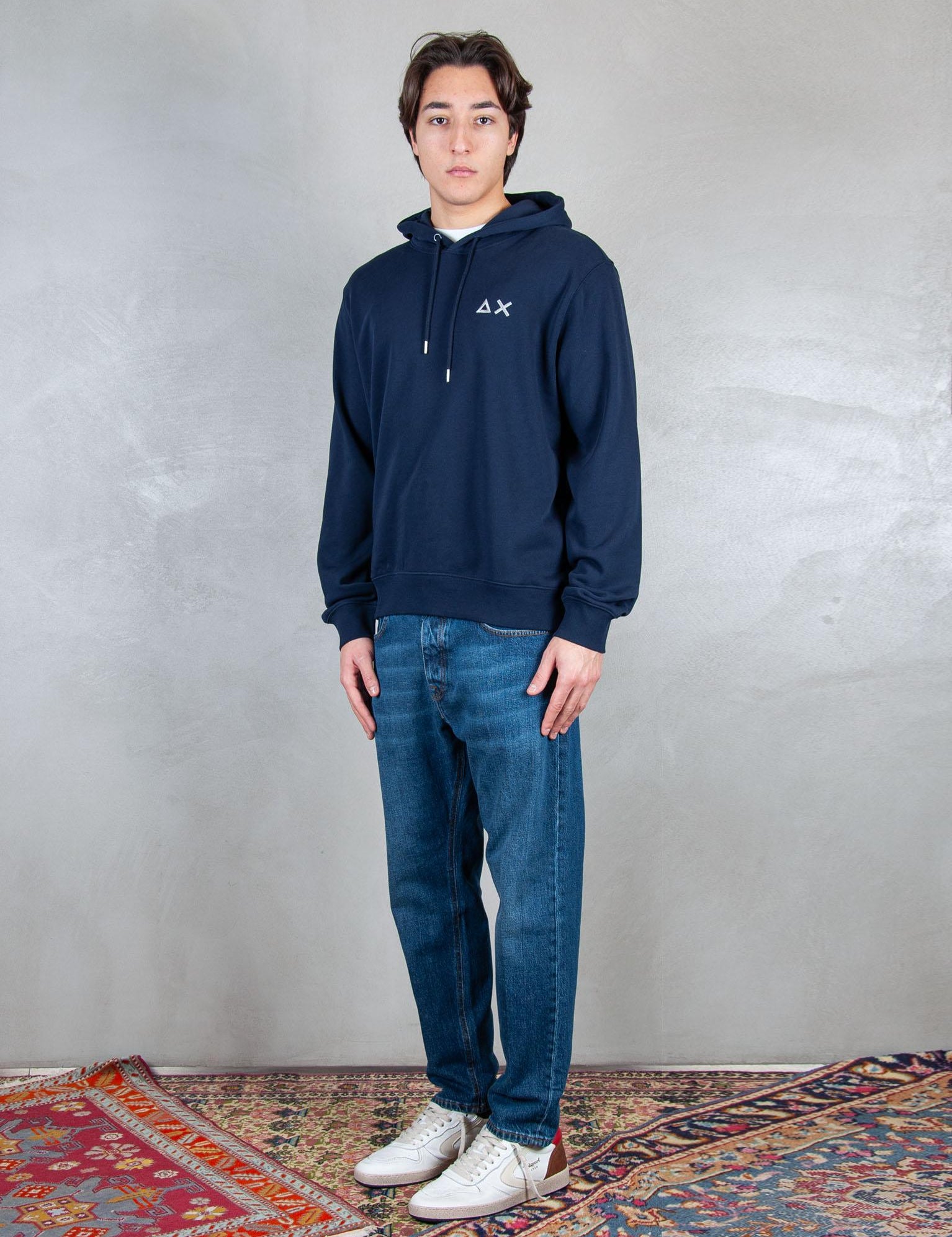 Sun68 Felpa Cappuccio F45104 07 Sun68 