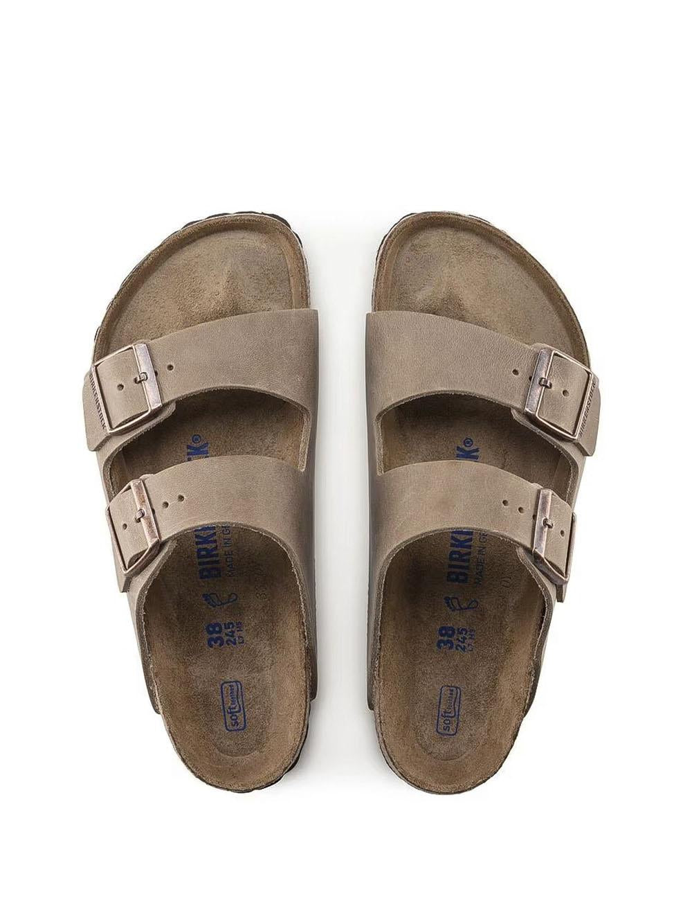 Arizona Oiled Leather ARIZONA-OLIED LTHR TABACCO BRWN Birkenstock 