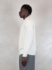 Hi Five Maglia <BR/>Rib Sweater RIB SWEATER CREAM Hi Five 