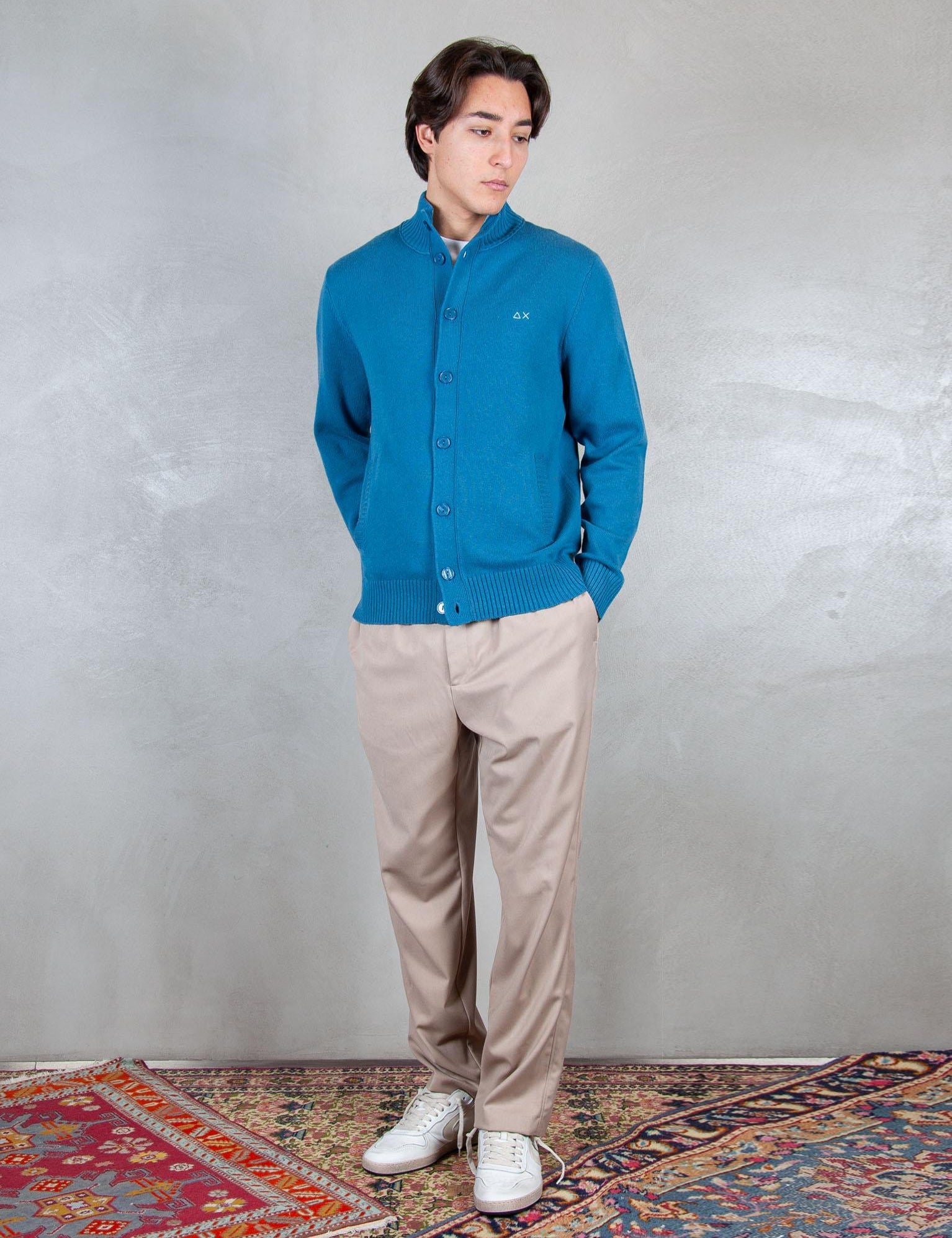 Sun68 Maglia Giubbotto Bottoni K45111 80 Sun68 