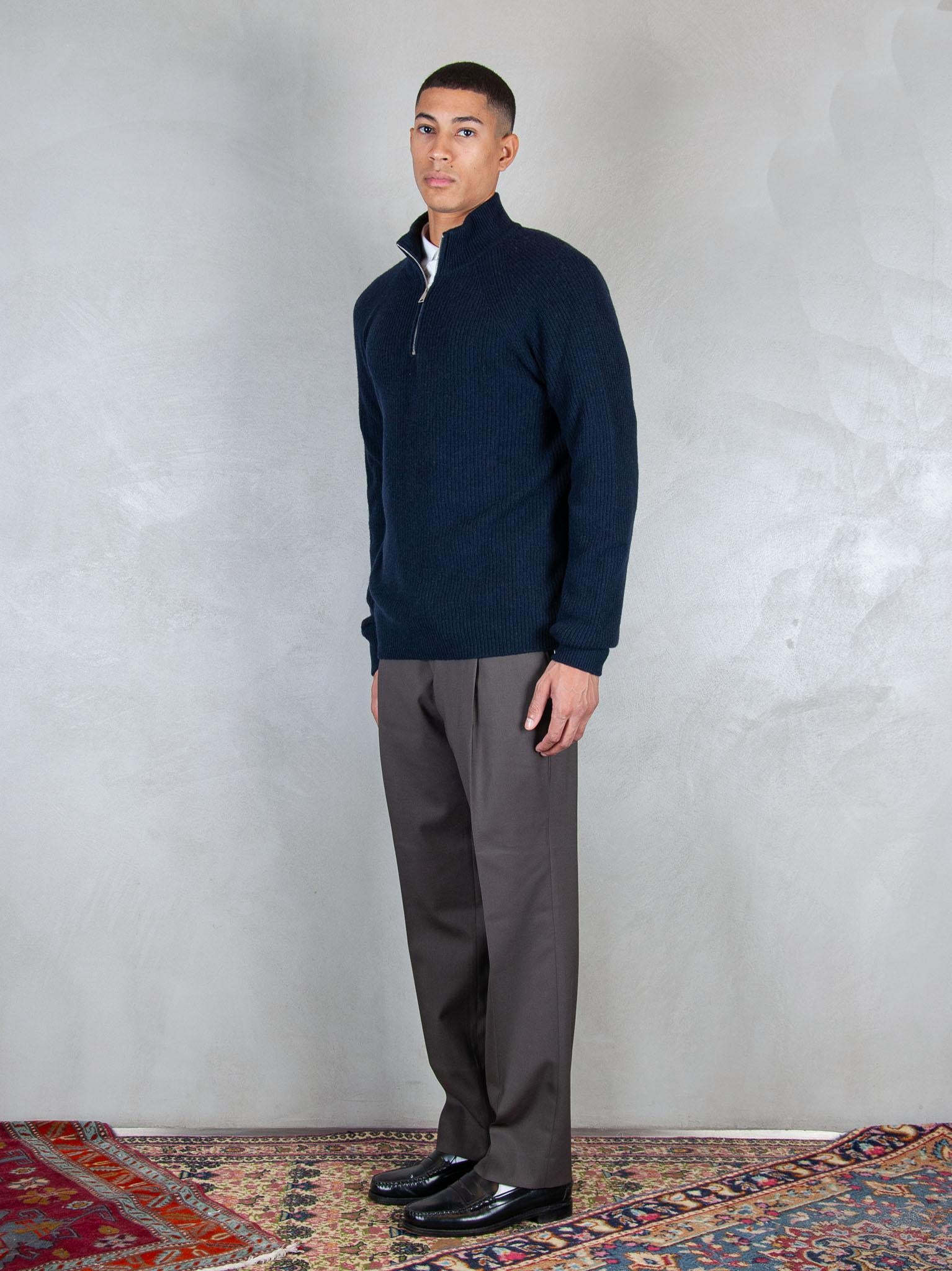 Diana Studio Maglia half zip costa inglese DW24M070050 510 Diana Studio 