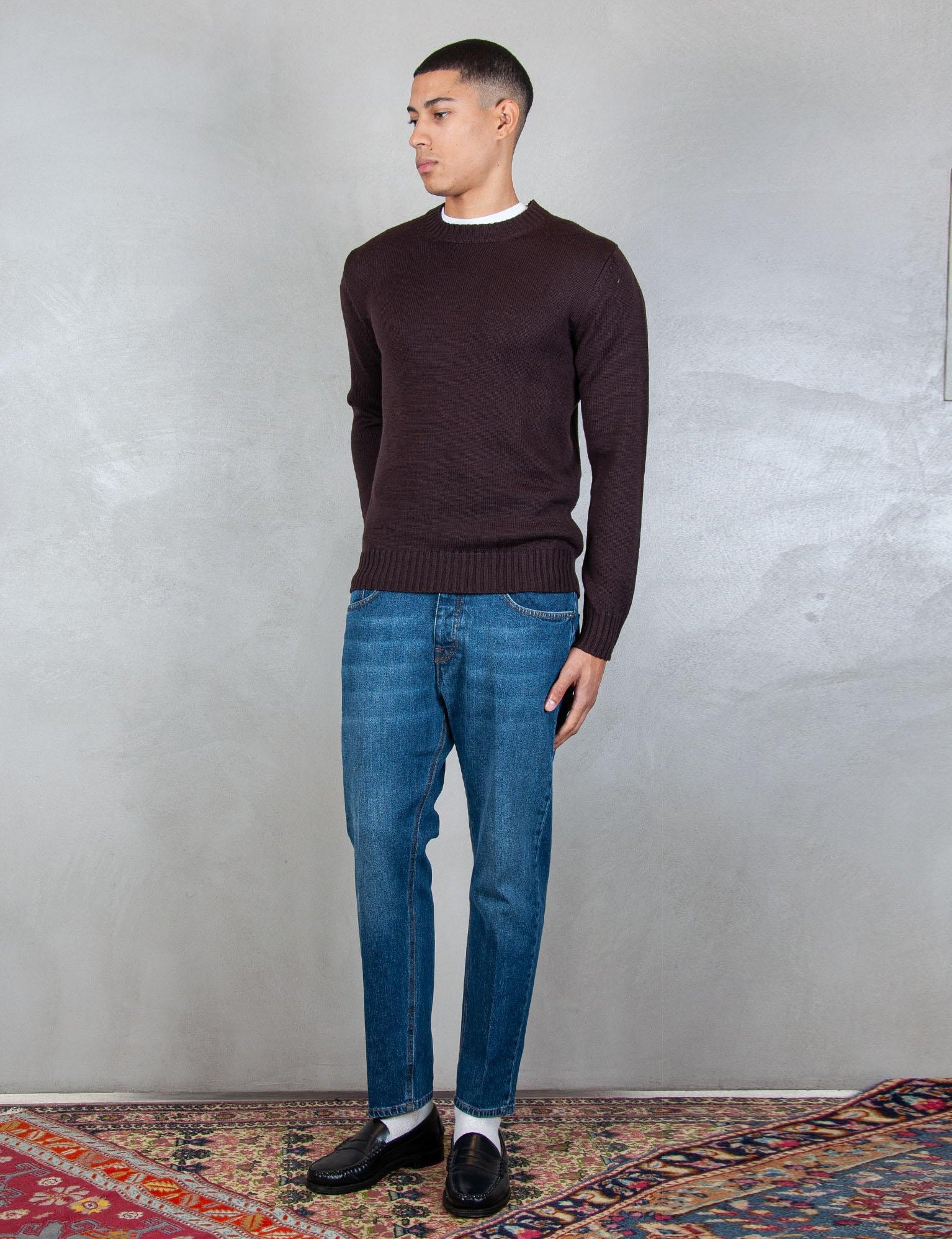 >Maglia girocollo AU3030C 1019 Alpha Studio 