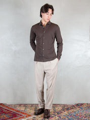 Raphael1966 Polo <BR/>Camicia Cotone Pima DK17109 MORO Raphael - Dkt 