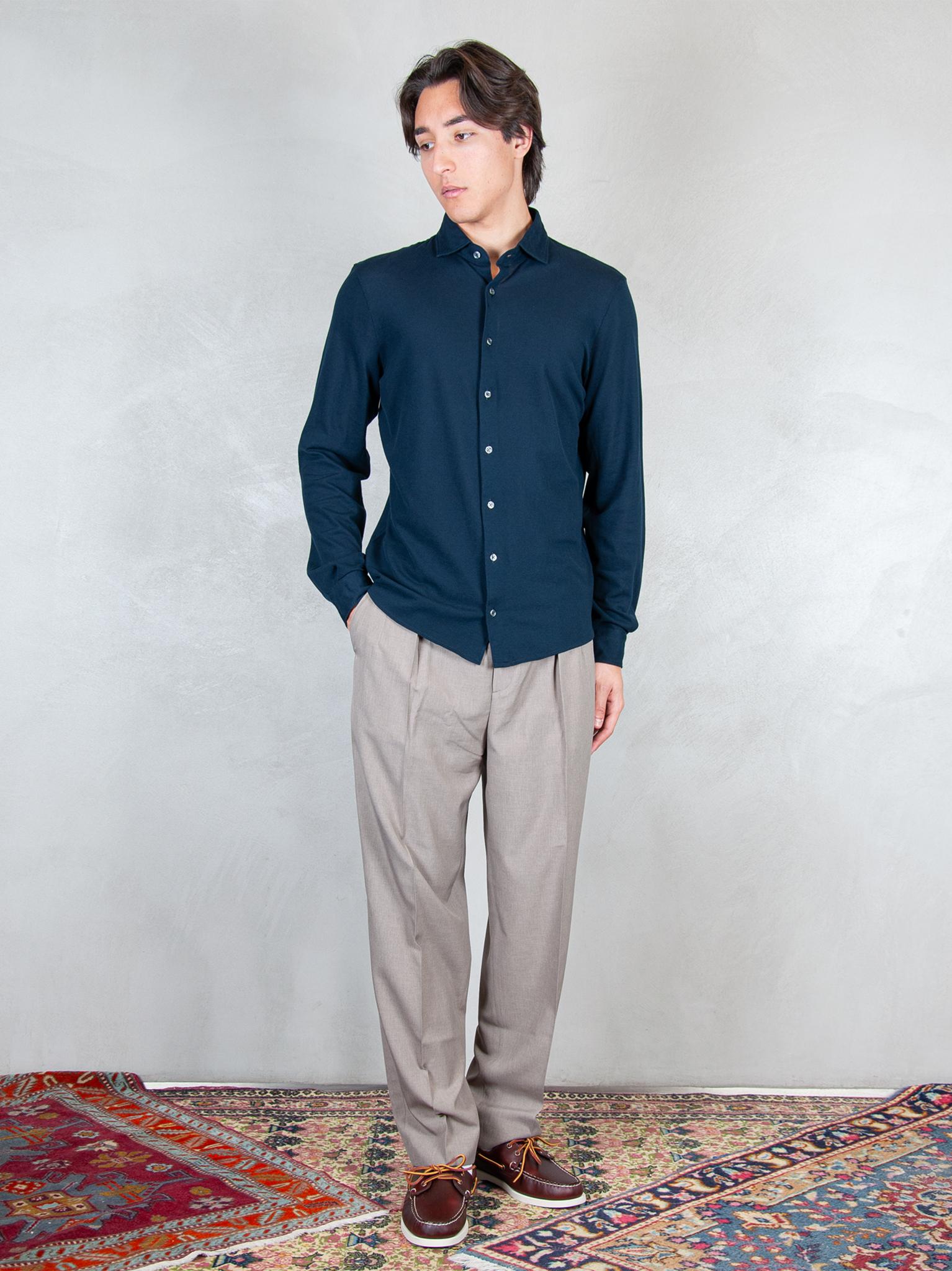 Raphael1966 Camicia Piquet 60151-81402 598 Raphael - Grnsas 