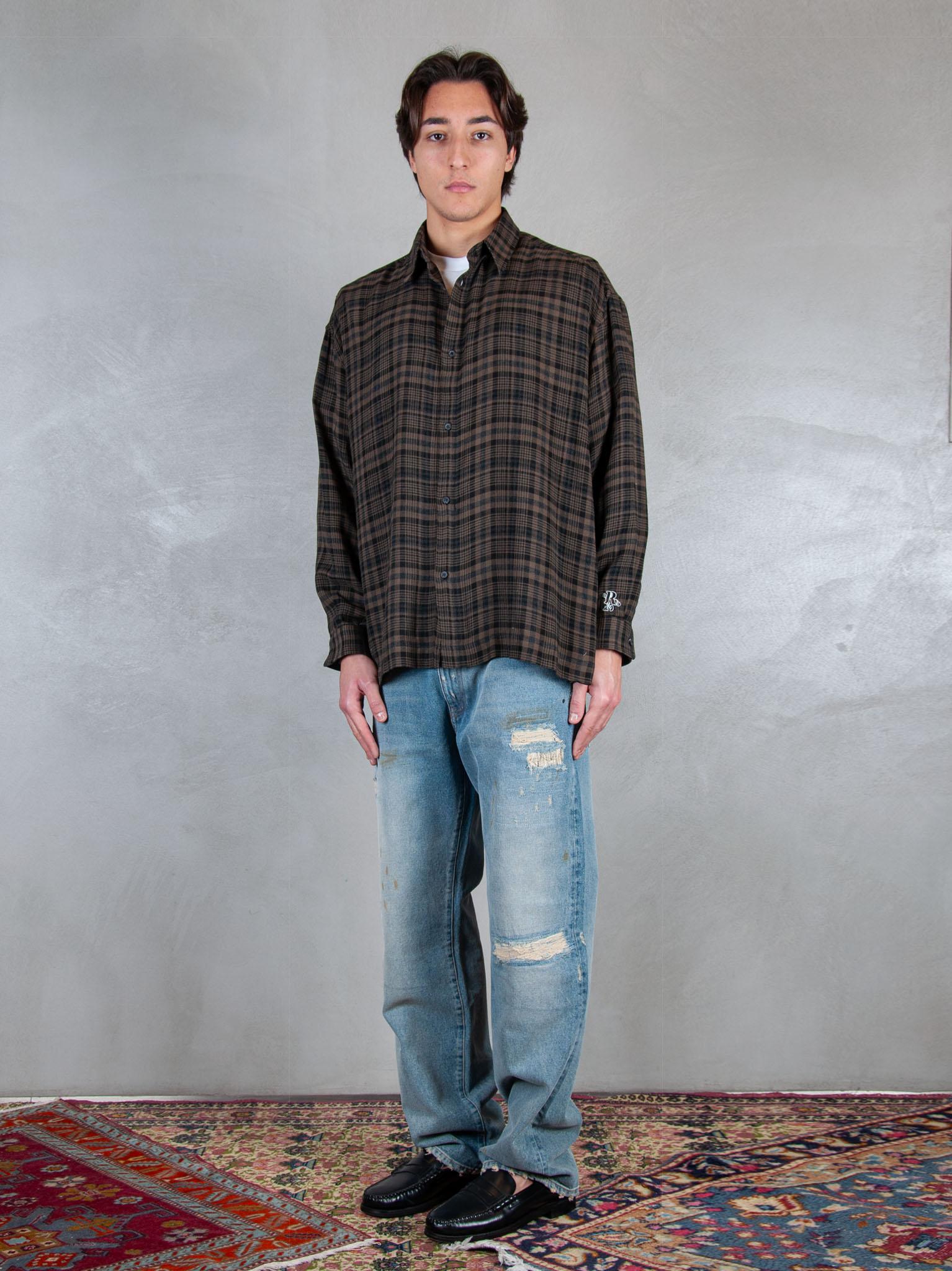 Hi Five Camicia Mauder shirt MAUDER CHECK BROWN Hi Five 