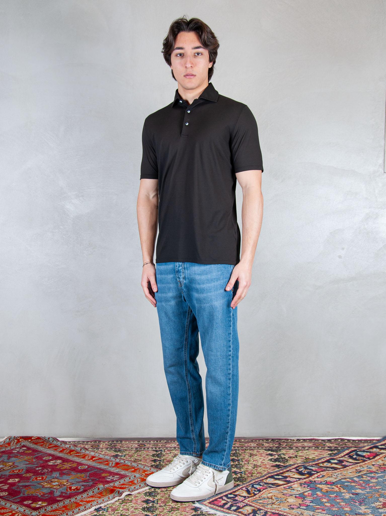 Luigi Gentile Maglia Polo cotone Crepe LG1413 08 Luigi Gentile 