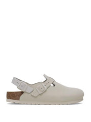 Birkenstock <BR/>Tokio Suede TOKIO SUEDE-ANTIQUE WHT Birkenstock 