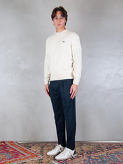 Maglione girocollo a trecce AH2924 XFJ Lacoste 