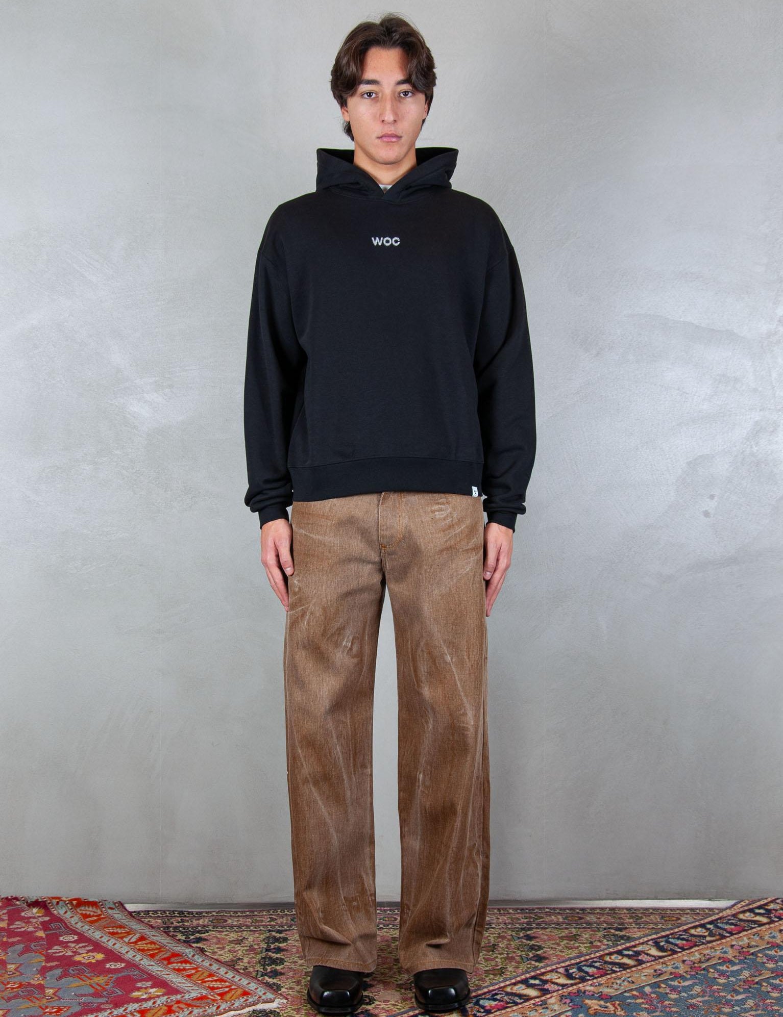 >Phoenix hoodie SW037FL NERO WOC 