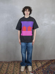 TTT T-Shirt <BR/>Block Logo 12TS007 BLACK TTT 