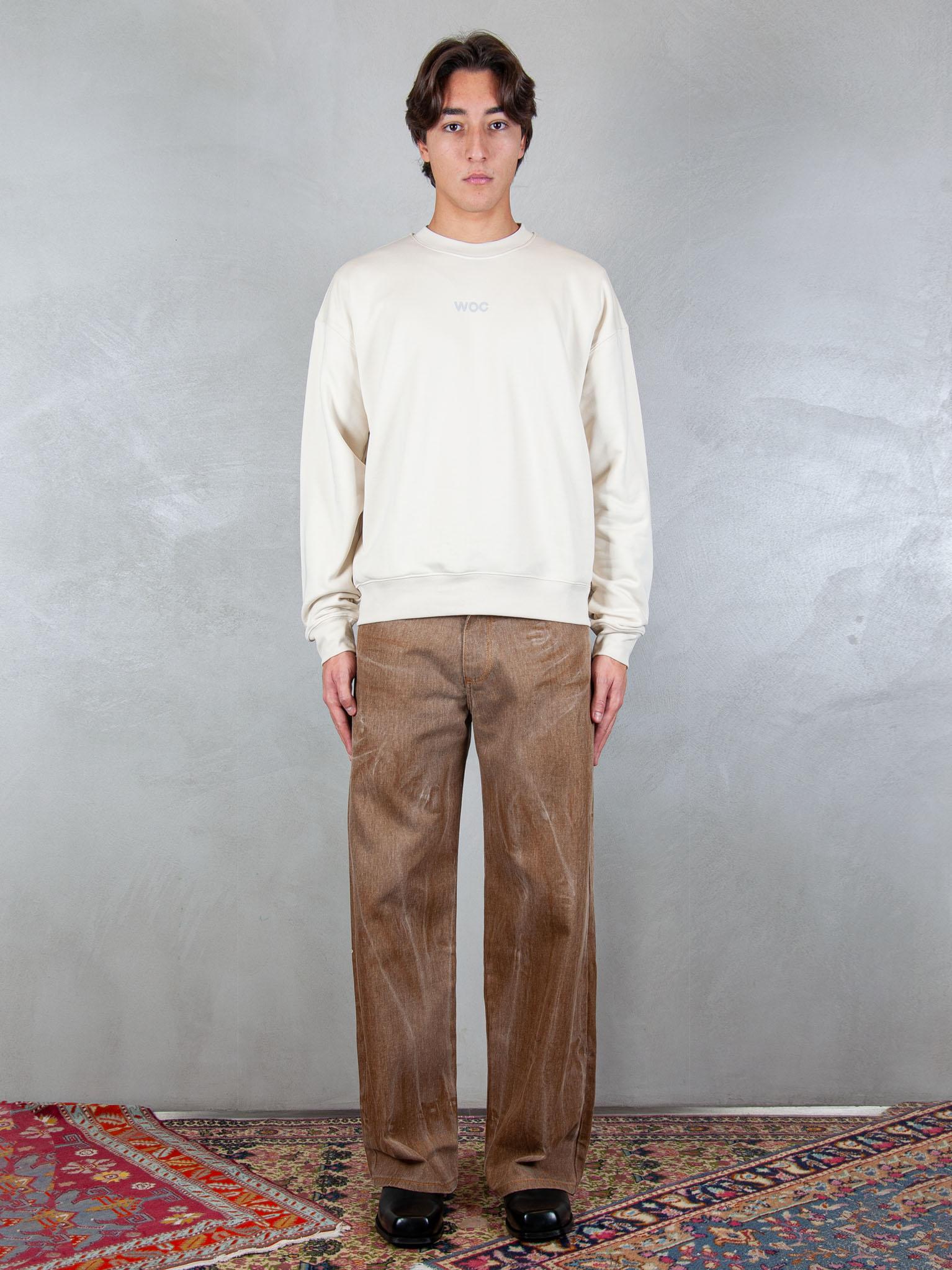 Woc felpa Atlanta crewneck SW021FL BURRO WOC 