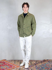 Chesapeak's Overshirt <BR/>Saint Malò SAINT MALO CTN/LIN-MIL GRN Chesapeak's 