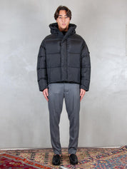 I'M Brian Giubbotto <BR/>Puffer Crop GIU3478 NERO I'm Brain 