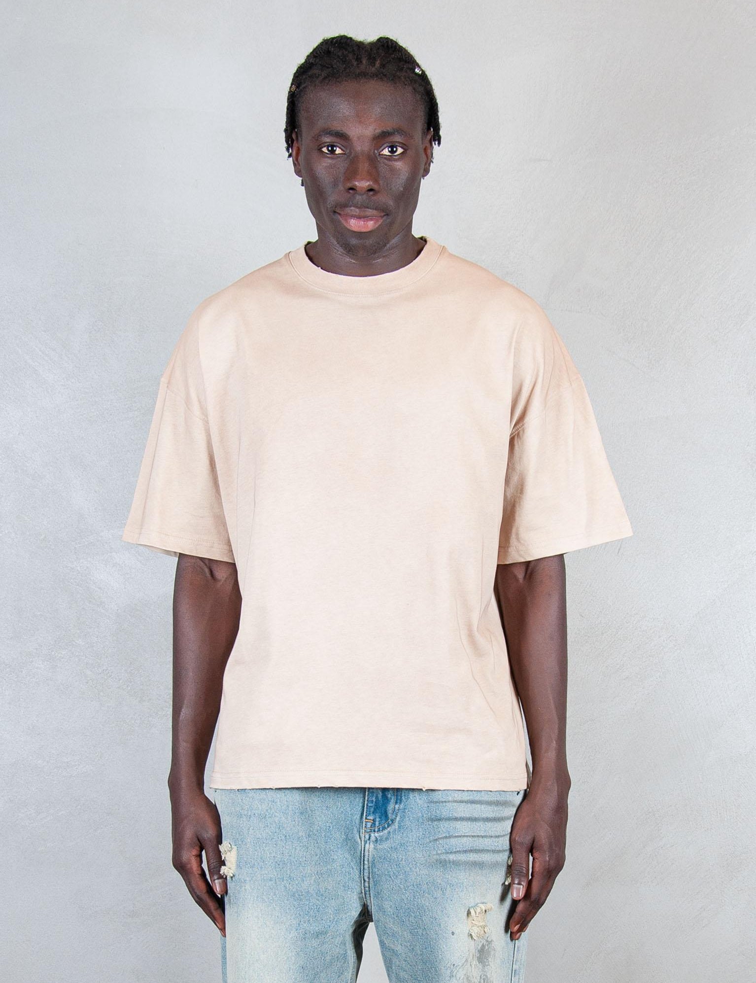 >Vintage Wash Boxy VINTAGE WASH BOXY SAND Hi Five 