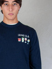 MC2 Saint Barth maglia <BR/>Heron embroyed wool HER0024 03491I MC2 St Barth 