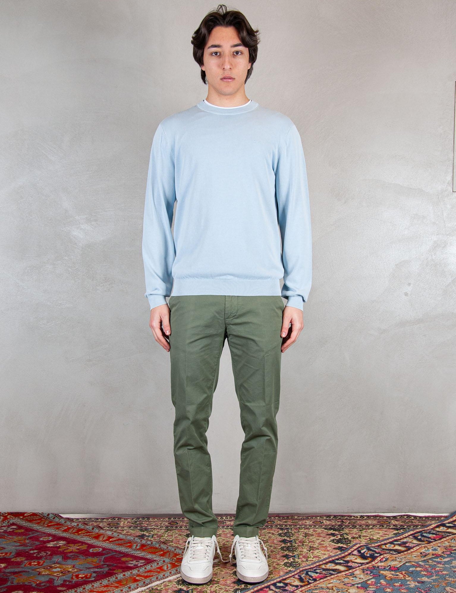 >Girocollo Stone Washed K36126 05 Sun68 