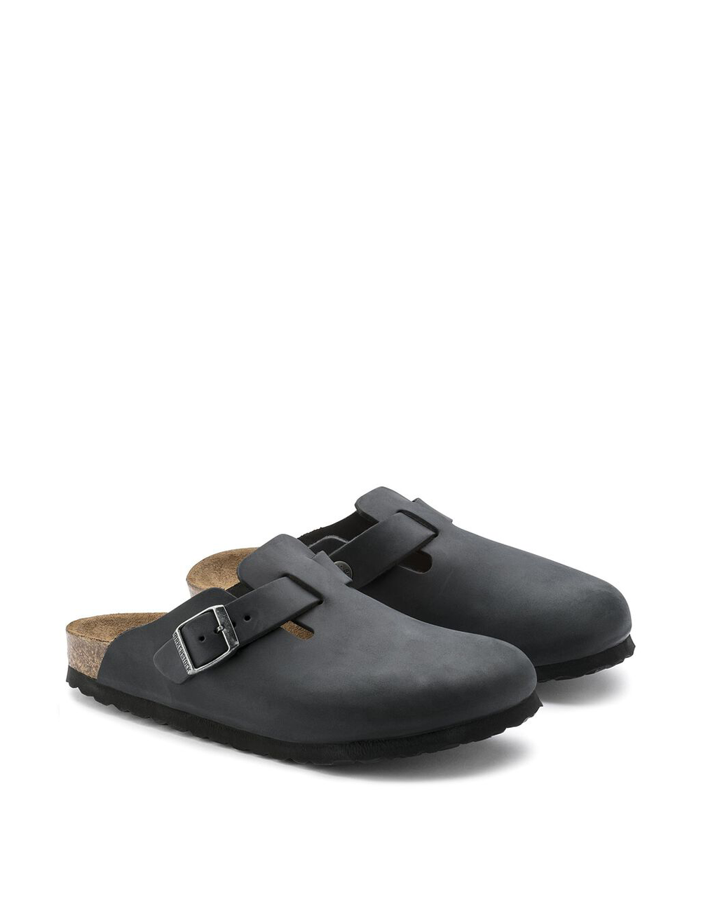 >Boston Oiled Leather BOSTON OILED LTHR-BLACK Birkenstock 