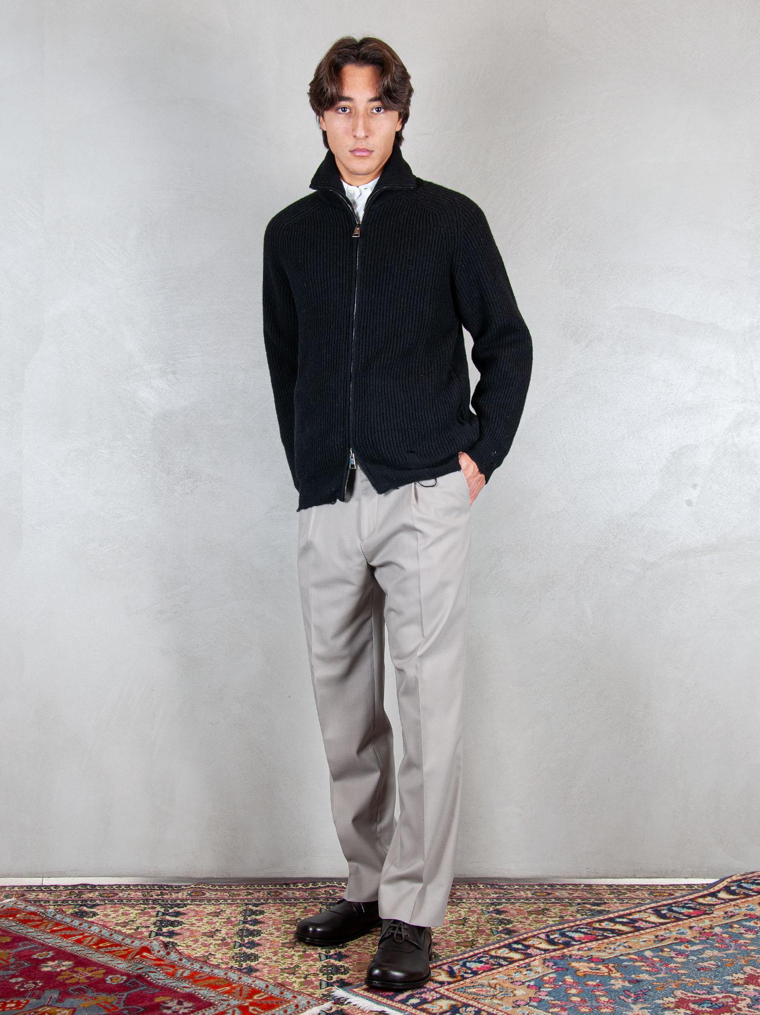 Atomofactory Maglia zip costa inglese FU17 03 Atomo Factory 