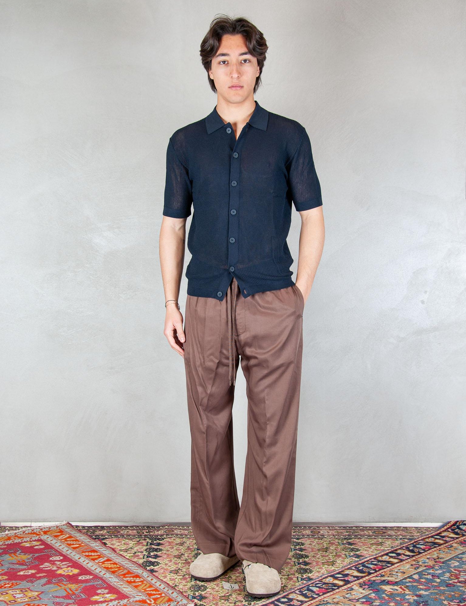 >Pantalone Coulisse PA3696 MORO I'm Brian 