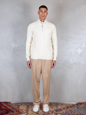 Diana Studio <BR/>Maglia half zip costa inglese DW24M070050 118 Diana Studio 