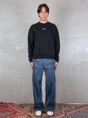 Woc felpa <BR/>Atlanta crewneck SW021FL NERO WOC 