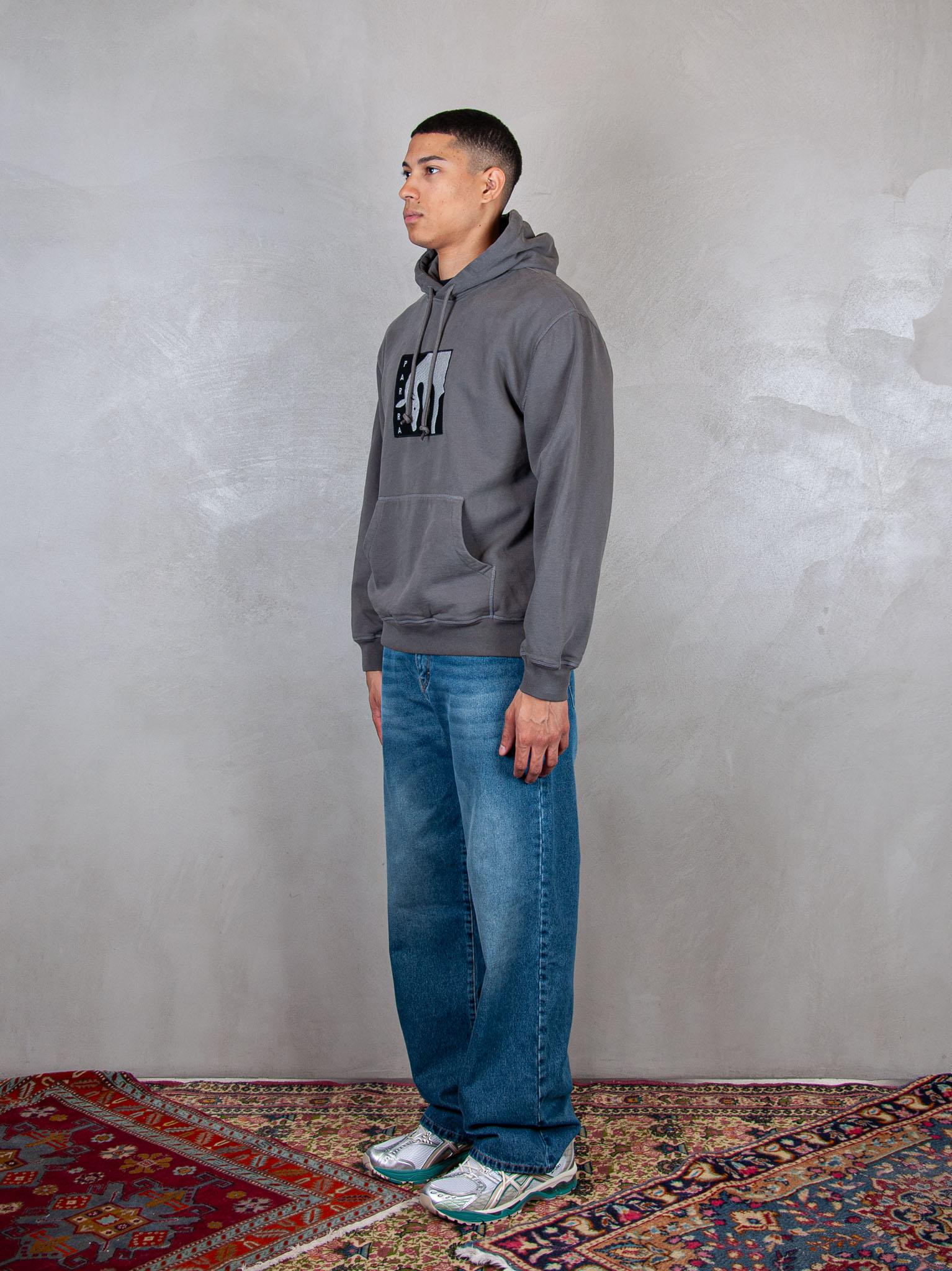Get on the donkey hooded 53330 WASHED GREY Parra 