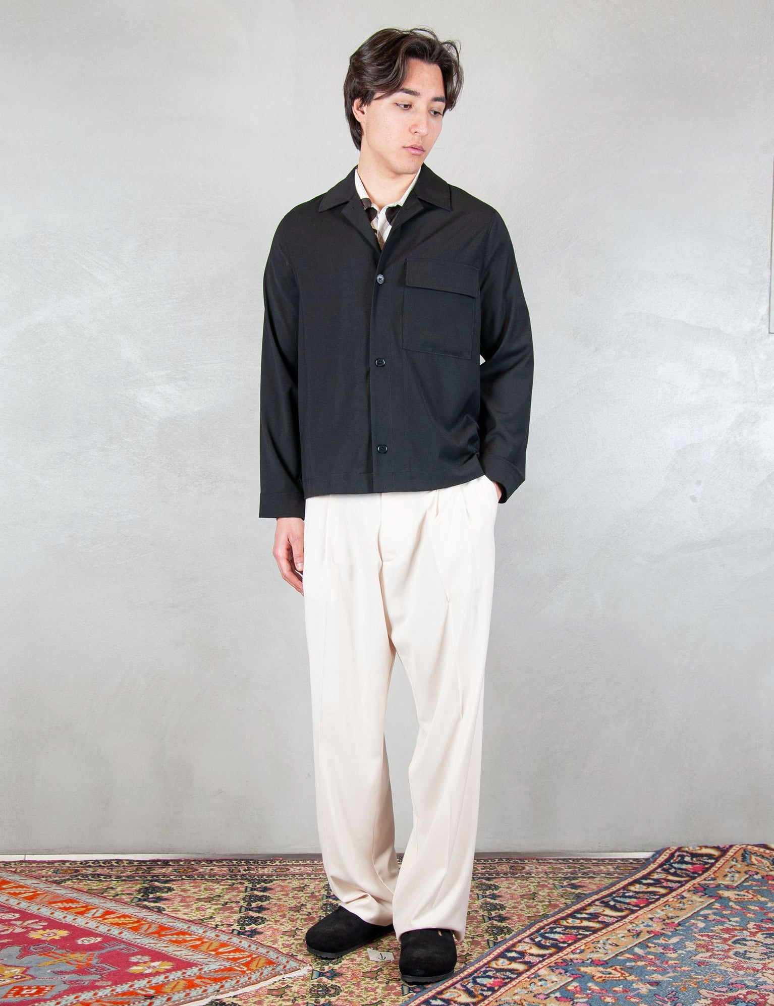 >Overshirt CA3642 NERO I'm Brian 