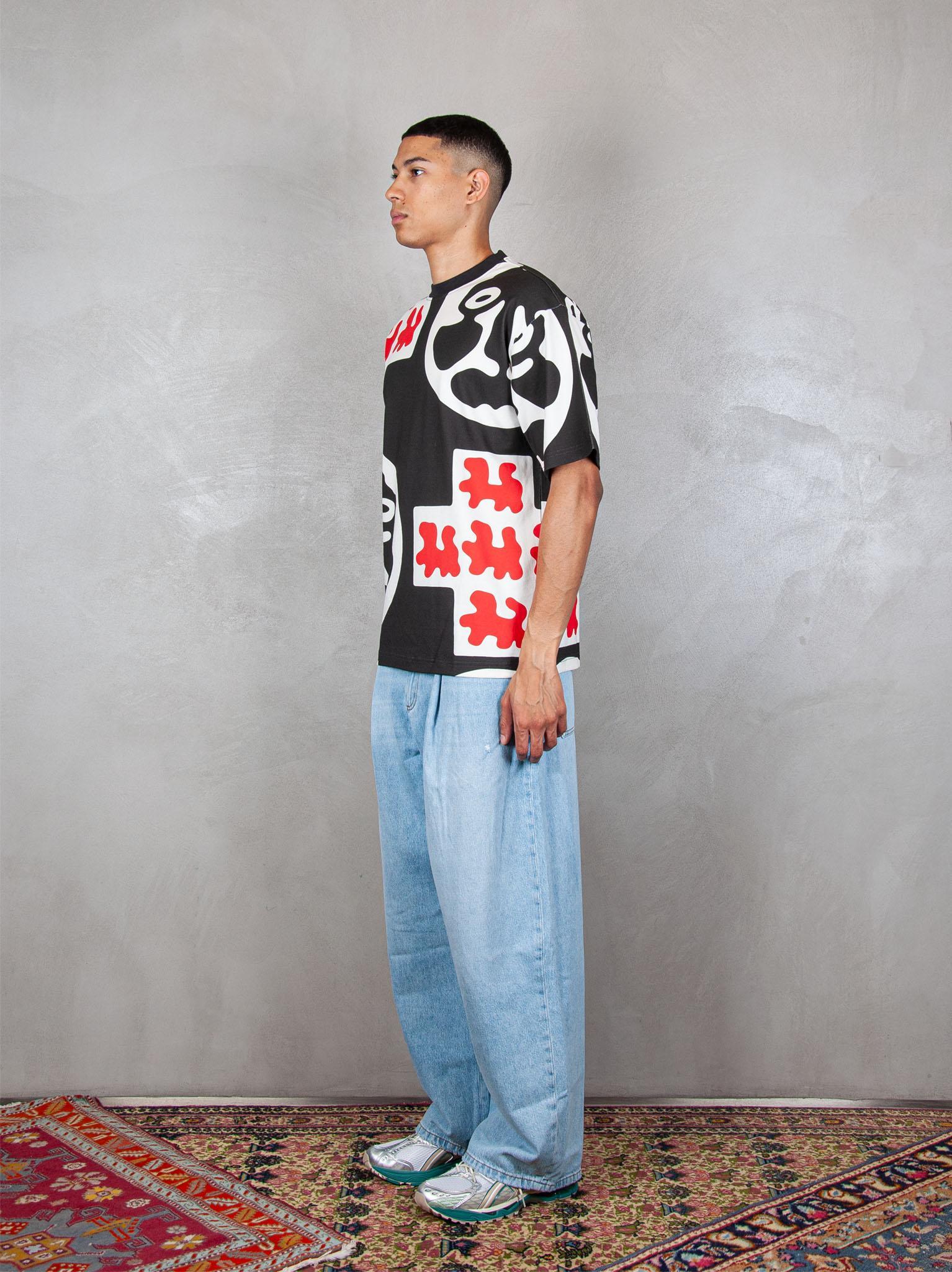 TTT T-Shirt Cross Head tee 13TS006 BLACK TTT 