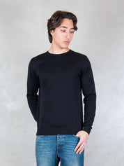 Seinse Maglia <BR/>Girocollo ME3184 NERO Seinse 