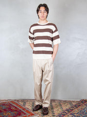 Seinse Maglia <BR/>Tee Rigato ME3258 MOKA/WHT Seinse 