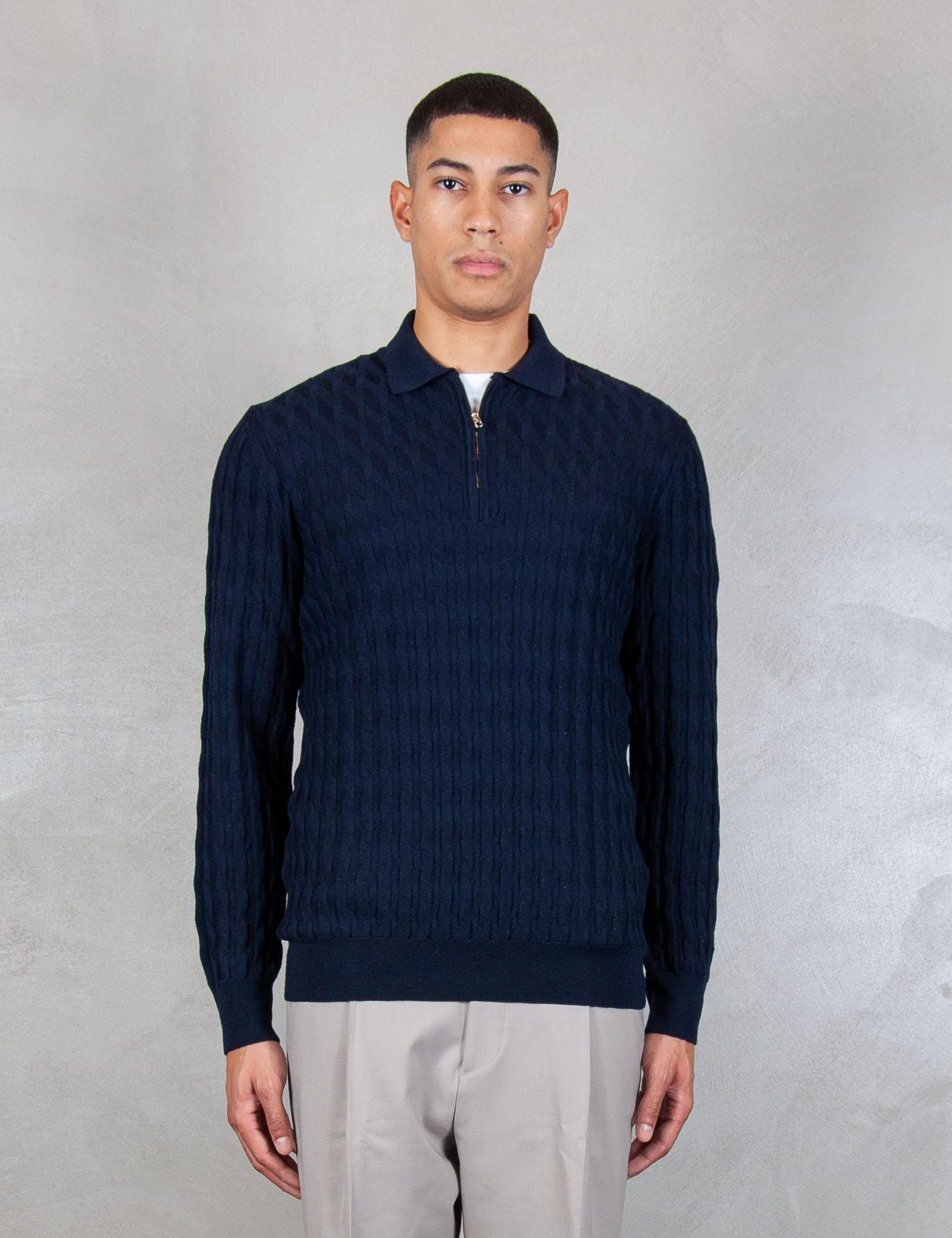 >Polo Zip LG1177 90 Luigi Gentile 