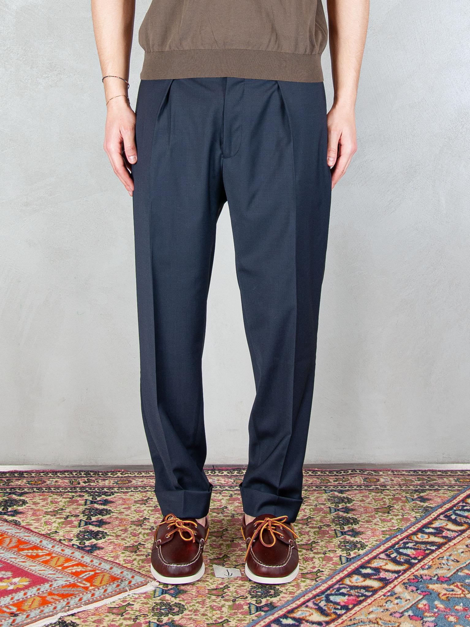 Berwich Pantaloni Chiaia CHIAIA PO1383X-NAVY Berwich 