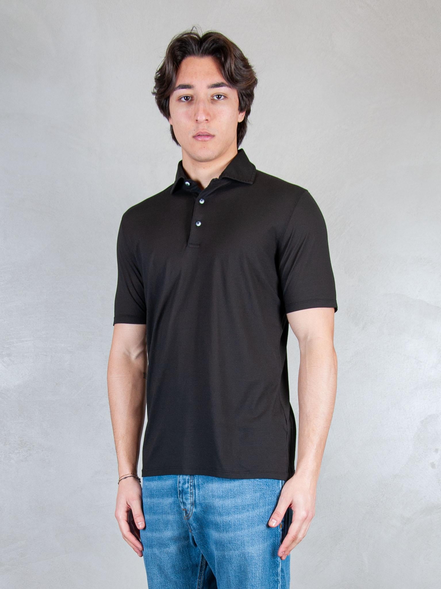 Luigi Gentile Maglia Polo cotone Crepe LG1413 08 Luigi Gentile 