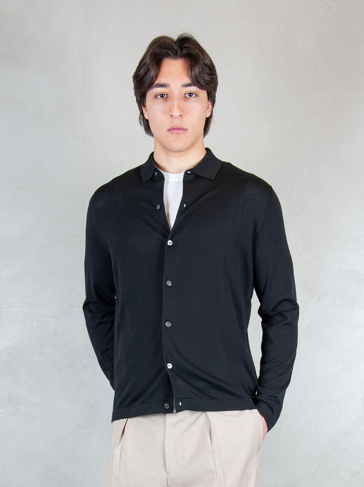 Raphael1966 Maglia Camicia Cotone Egiziano DK17039 NERO Raphael - Dkt 