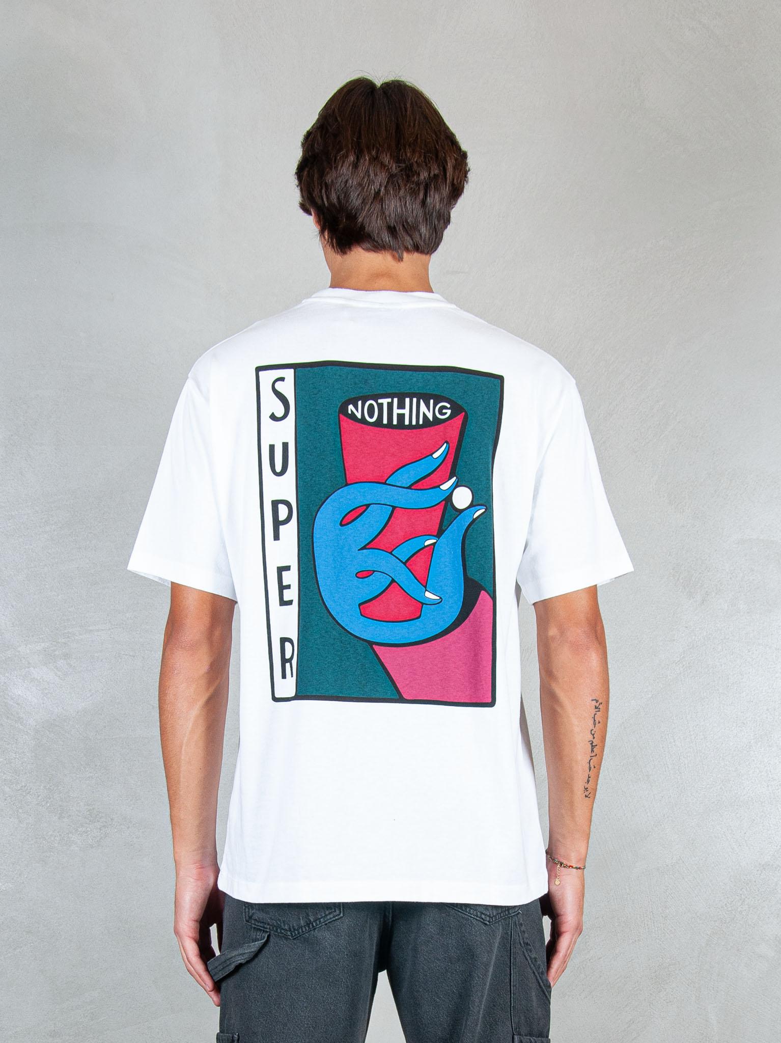 Parra T-shirt Super Nothing tee 54100 WHITE Parra 