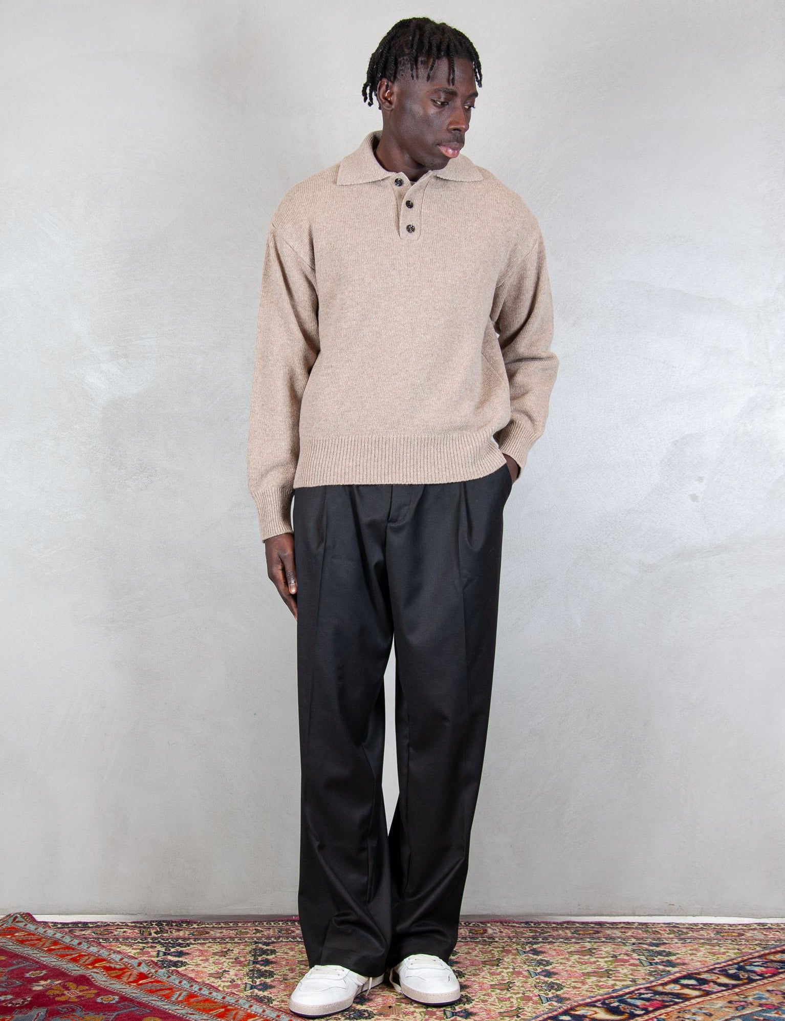 >Hongdae Polo HONGDAE POLO BEIGE Hi Five 