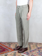 Seinse Pantaloni <BR/>Coulisse Lino PSE1527 MILITARE Seinse 