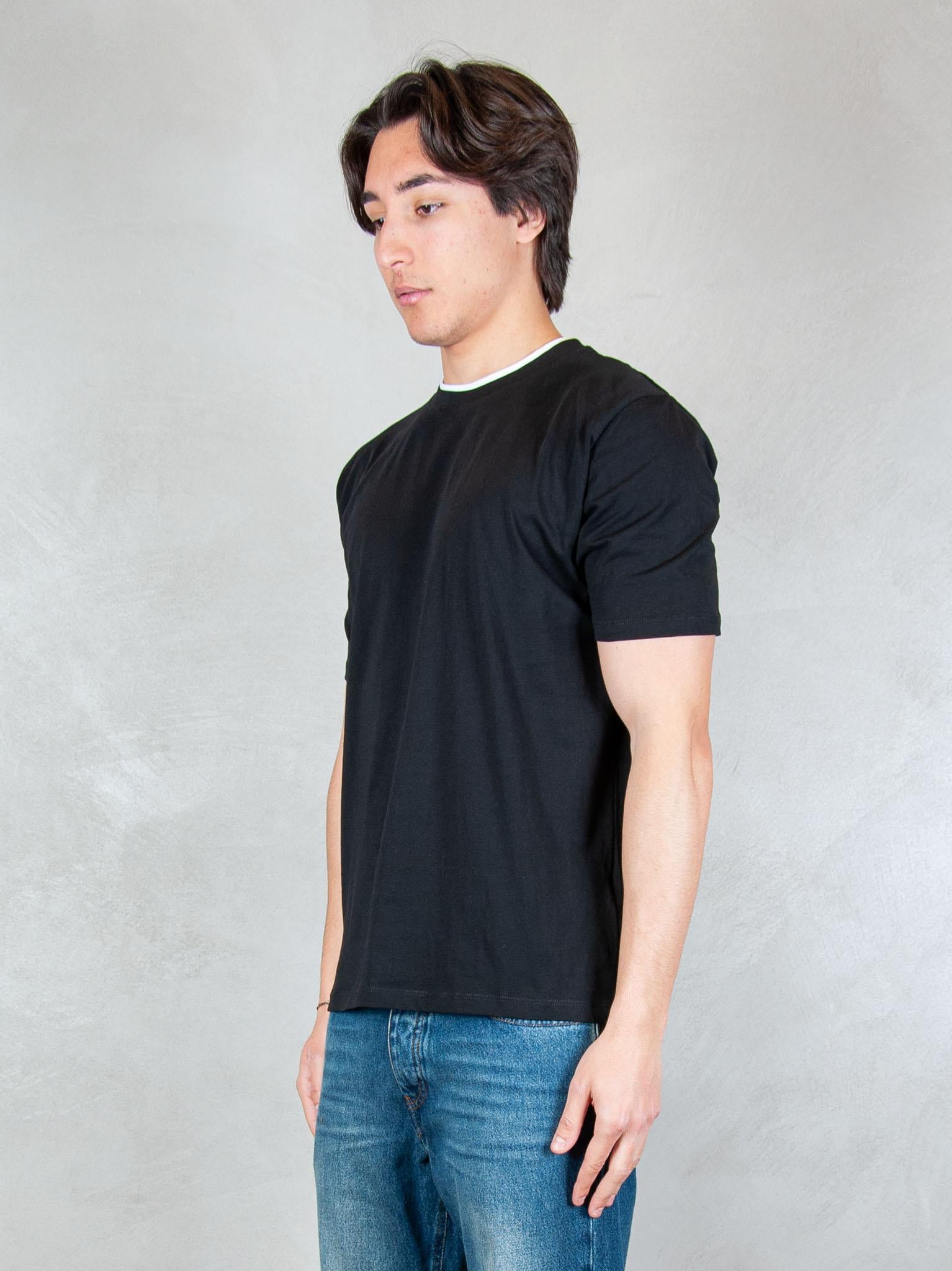 Seinse Tshirt Doppio Collo TE3215 NERO Seinse 